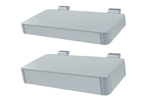 Practical desk/keyboard housings available in depths of 60 and 90 mm